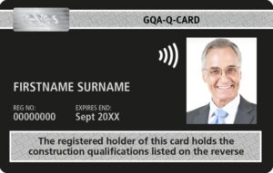 Black CSCS Q-Card  Manager