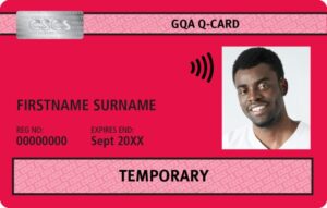 Red CSCS Q-Card  Temporary, Trainee, or Apprentice