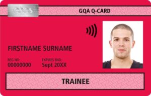 Red CSCS Q-Card  Trainee
